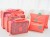 Multifunctional Travel Buggy Bag 6-Piece Luggage Six-Piece Wash Bag Travel Waterproof Clothes Organizer Storage Bag