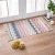 Exclusive for Cross-Border Cotton Braided Thick Non-Slip Tassel Floor Mat Ethnic Print Kitchen Living Room Bedside Carpet