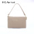 Women's Leather Handbag Texture All-Match Small Deer Head Mobile Phone Bag First Layer Lychee Pattern Leather One-Shoulder Crossbody Small Bag