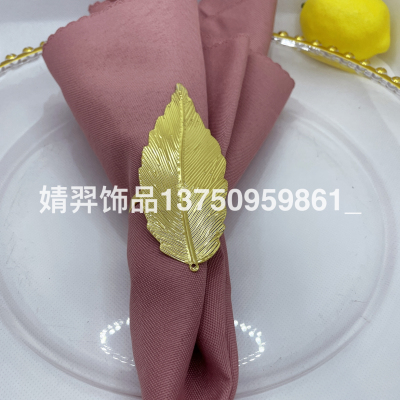 Napkin Ring Western Wedding Hotel Party Decoration Decoration Table Decoration Ornament Factory Direct Sales Self-Designed