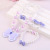 [New] Children's Necklace Bracelet Earrings Set Cartoon Resin Butterfly Decorations Girls Princess Jewelry