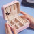 INS Travel Portable Jewelry Storage Box Simple Single-Layer Jewelry Box Jewelry Bag Necklace Ring Jewelry Box Wholesale