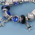 2022diy Personalized Blue Glass Bead Beaded Bracelet AliExpress Hot Sale Christmas Snowflake Pendant Bracelet Wholesale