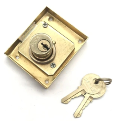 Gold Beta Drawer Lock Multiple Sizes