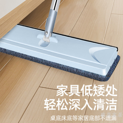 Flat Mop Lazy Hand Wash-Free Wet and Dry Dual-Use Household Squeeze Tile Floor Mop Rotating Mop Mop Bucket