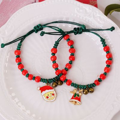 Christmas Gift Bracelet Female European and American Popular Santa Claus Snowman Cartoon Cross-Border Jewelry Wholesale
