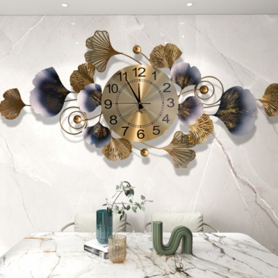 Internet celebrity clock wall clock living room home fashion new bedroom simple modern noiseless clock wall