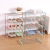 Multi-Layer Simple Iron Shoe Rack Home Space-Saving Assembly Dustproof Storage Shoe Cabinet Dormitory Door Small Shoes Shelf