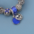 Hot Selling Ethnic Style Blue Starry Sky Alloy Beads Bracelet European and American Popular Star Flower Bracelet Factory Wholesale