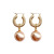 French Pearl Earrings Retro Hong Kong Style Women's Metal Earrings 2022 New Trendy Ear Stud Earring High Sense Ear Clip