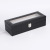 Simple Fashion Pu Jewel Case Sealed Dustproof Jewelry Box Visual Watch Bracelet Necklace Grid Storage Box