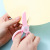 Children's Manual Scissor Colorful round Head Plastic Safety Scissors Kindergarten Small Labor-Saving Paper Cutting Scissors