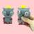 Cross-Border Cute Pet Squeeze Squinting Gray Wolf Red Wolf Burst Eye Stress Relief Squeezing Toy Convex Eye Toy Factory Wholesale