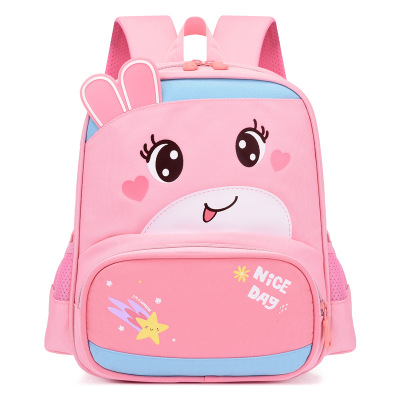 INS Cross-Border New Arrival Cute Schoolbag for Children 5-8 Years Old Kindergarten Middle and Large Class Primary School Students Cartoon Backpack