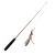 Pet Cat Toy New Pearl Feather Replacement Head Telescopic Rod Cross-Border Factory in Stock Wholesale Pet Supplies