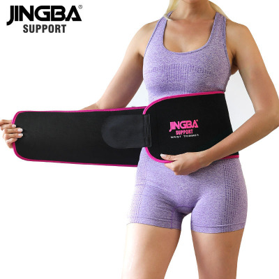 JINGBA SUPPORT 6308 Compression Waist support Sweat Belt Waist Sweat Trimmer Band Women Fitness Back Support