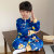 Autumn and Winter Children's Flannel Warm Split Leg Sleeping Bag Baby Toddler Cartoon Extra Thick One-Piece Pajamas Homewear Bellyband