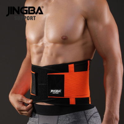 JINGBA SUPPORT 0152 Abdominal Binder Lower Waist Support Belt Compression Wrap Umbilical Hernia Belt Sweat Band