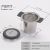 304 Does Not Stainless Steel Tea Strainers Silicone Binaural Tea Strainer Double Handle Tea Making Device Tea Filter Tea Compartment Tea Utensils