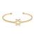 Hollow Open-End Six-Pointed Star Bracelet Female Five-Pointed Star Accessories Bracelet Student Gift Rose Gold Bracelet