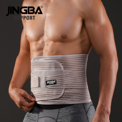 JINGBA SUPPORT 2022 NEW 5052 high quality advanced hot lower lumbar custom double straps sweat waist trimmer band
