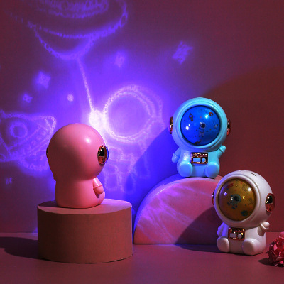 2022 New Starry Sky Projection Lamp Hand Warmer USB Mini Portable Astronaut Spaceman Heating Pad