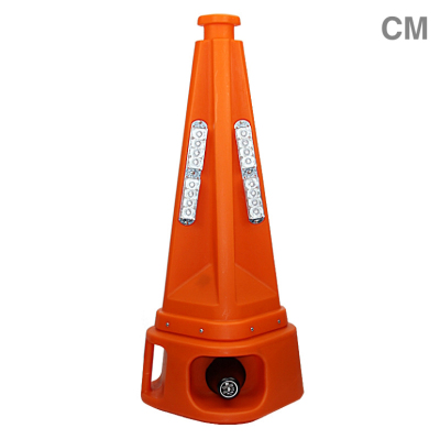 Led Rechargeable Sound and Light Traffic Cone Alarm with Speaker Road Bridge Deck Construction Barrier Cone Warning Cone Light