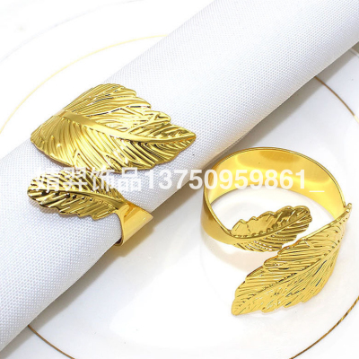Napkin Ring Western Wedding Hotel Party Decoration Ornament Factory Direct Sales