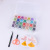 Children Girl DIY Handmade Puzzle String Beads Necklace Creative Children's Beaded Toys Set 28 Grid Set Box