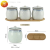 Japanese-Style Ceramic High Temperature Resistant Thickened Lard Jar Seasoning Box Suit Cruet