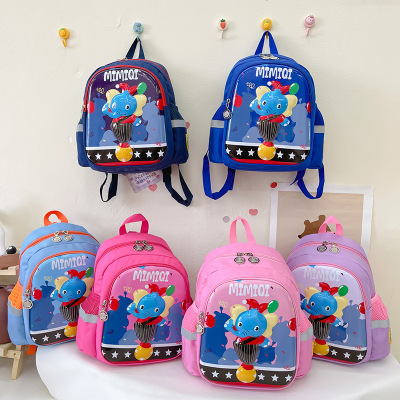 3D Cartoon Cute Small Animal Hard Shell Backpack Anti-Lost Children School Bag 2022 New Boys and Girls School Bag