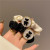 2022 Autumn and Winter New Hair Accessories Romantic Light Luxury Large Intestine Ring Cute Girls' Kitty Bear Hair Band Tie Hair Accessory for Ponytail