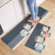 Modern Minimalist Kitchen Floor Mat Oil-Proof Stain-Resistant Erasable Washable Foot Mat Non-Slip Long Household Carpet