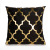 Foreign Trade Pillow Black Short Plush Gilding Pillow Wholesale Ins Nordic Style Square Sofa Cushion Car Cushion