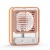 New USB Charging Transparent Crystal Humidifier Spray Little Fan Household Office and Dormitory Night Light Mute Fan