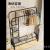 Simple Coat Rack Clothes Hanger Floor Bedroom and Household Student Folding Hanger Bedroom Clothes Rod Storage Rack