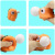 Cute Bubble Duck Decompression Toy Vinyl Bubble Blowing Dinosaur Vent Useful Tool for Pressure Reduction Animal Squeezing Toy