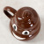 Creative Cute Stool Ceramic Water Cup Funny Poop with Lid Spoof Trick People Gift Poop Cartoon Public