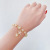 Cartoon Children's Bracelet Princess Glass Beaded Cute Girl Baby Bracelet Student Jewelry Bracelet Ornament
