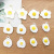 Dripping Omelette Pendant Poached Egg Alloy Decoration Accessories DIY Food Compact Series Head Rope Bracelet Pendant