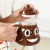 Creative Cute Stool Ceramic Water Cup Funny Poop with Lid Spoof Trick People Gift Poop Cartoon Public