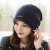 Hot Selling Fashionable Warm Double-Side Bag Cap Korean All-Match Men's and Women's Pure Color Soft Turban Hat