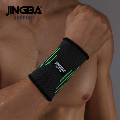 JINGBA SUPPORT 9017A High Elastic Gym Wrist Wraps sports Nylon wrist protection socks powerlifting wrist brace bands