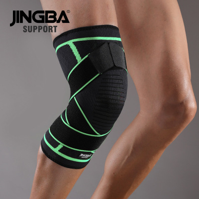 JINGBA SUPPORT 2167A Elastic Nylon knee pads support adjustable high compression Knit knee brace sports knee sleeve