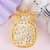 Children's Handmade DIY String Beads Materials Puzzle Toy Bracelet Necklace Accessories Making Gift Pineapple Shape