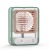 New USB Charging Transparent Crystal Humidifier Spray Little Fan Household Office and Dormitory Night Light Mute Fan