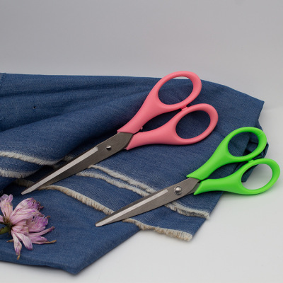 Stainless Steel Scissors Student Household Office Blade Sharp Art Scissors Tailor Scissors Pink Green 2