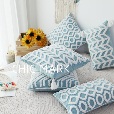 Tufted Pillow Morocco Ins Home Loop Velvet Nordic Cushion Cushion Cushion Cover Wholesale