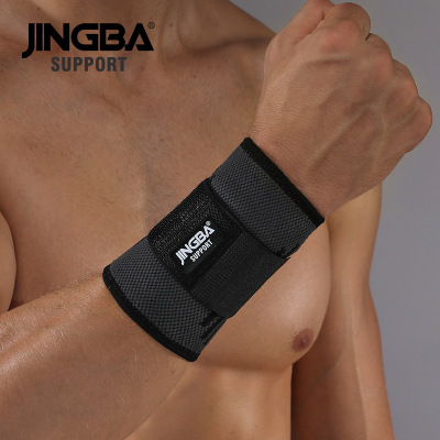 JINGBA SUPPORT 0117 Nylon Spandex Wrist Support Elastic Gym Wristband Compression wrist wrap wrist brace