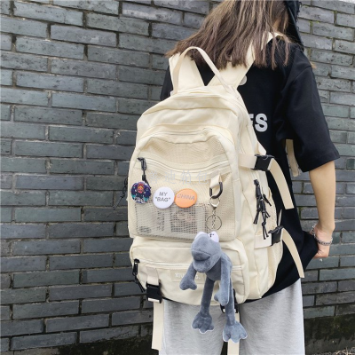 Japanese Backpack Middle School Student Fashionable Tie-Dye Backpack Junior High School Student College Students Bag Female Korean Style Ins Style High School Student